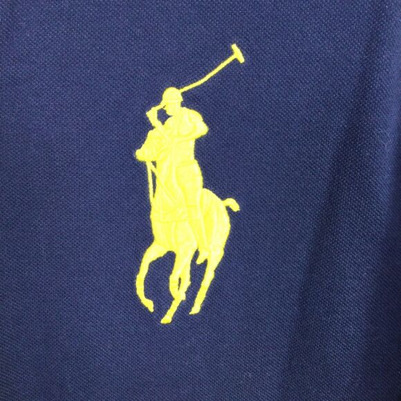 Polo By Ralph Lauren Men's Vintage Polo Shirt Slim Fit Big Pony Mesh Size M - Picture 4 of 15